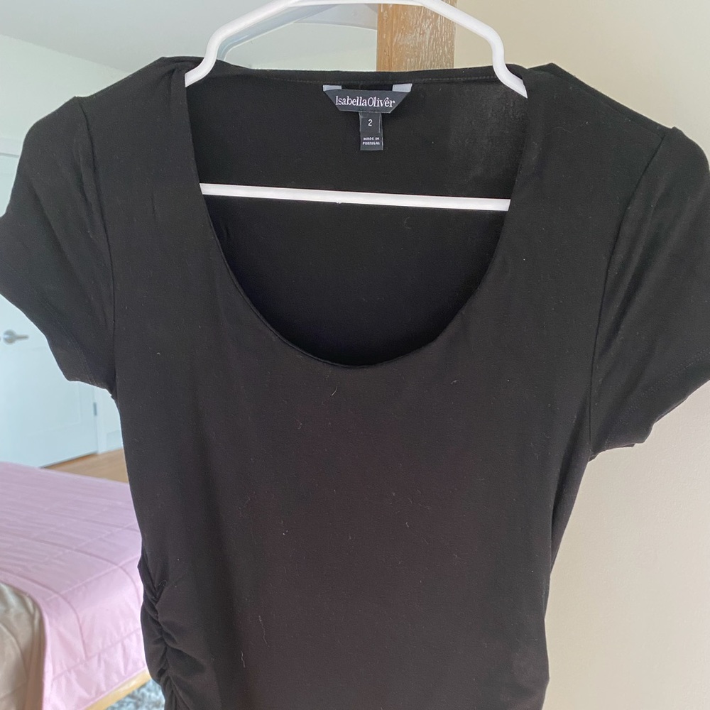 Isabella Oliver Scoop Neck Maternity T-Shirt